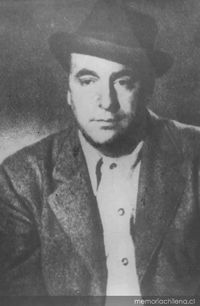 Pablo Neruda de sombrero, 1940