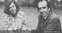 Eliana Navarro y José Miguel Vicuña, precursores del grupo "Fuego de Poesía"
