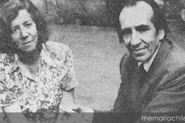 Eliana Navarro y José Miguel Vicuña, precursores del grupo "Fuego de Poesía"
