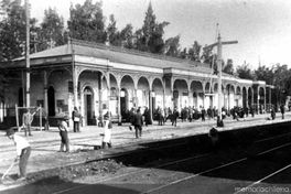 Estación de San Bernardo, construida en 1857