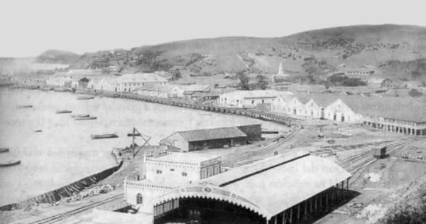 Estación de Talcahuano, inaugurada en 1874