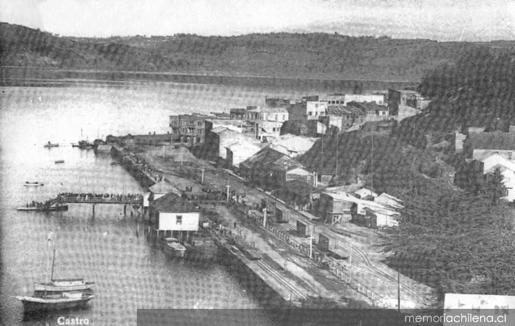 Ferrocarril de Ancud a Castro, construido en 1912