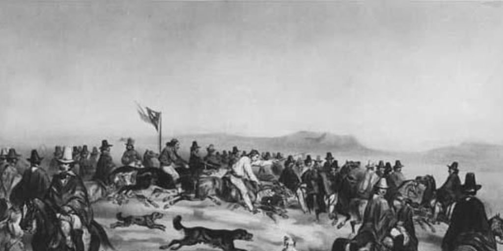 Carreras de caballos a la chilena, 1838