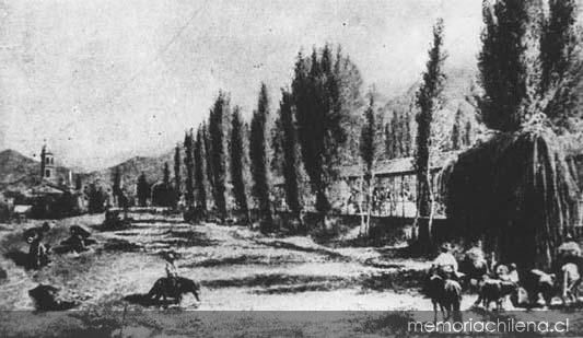 Paseo de los Tajamares, 1800
