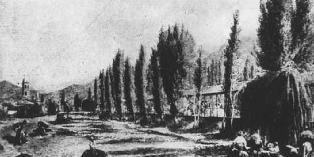 Paseo de los Tajamares, 1800