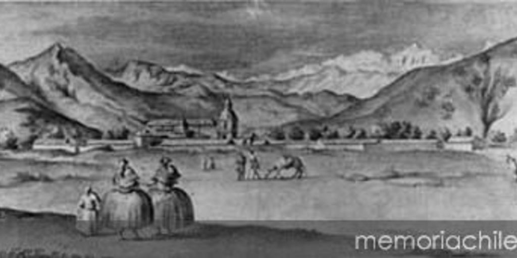 Iglesia del Carmen Bajo de San Rafael, hacia 1770 - Memoria Chilena, Biblioteca Nacional de Chile Iglesia del Carmen Bajo de San Rafael, hacia 1770 - Memoria Chilena, Biblioteca Nacional de Chile