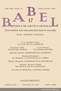 Babel : revista de arte y crítica : nº 17 : mayo-junio 1941