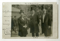 Rubén Darío, Francisco Contreras y Leopoldo Lugones en Luxemburgo