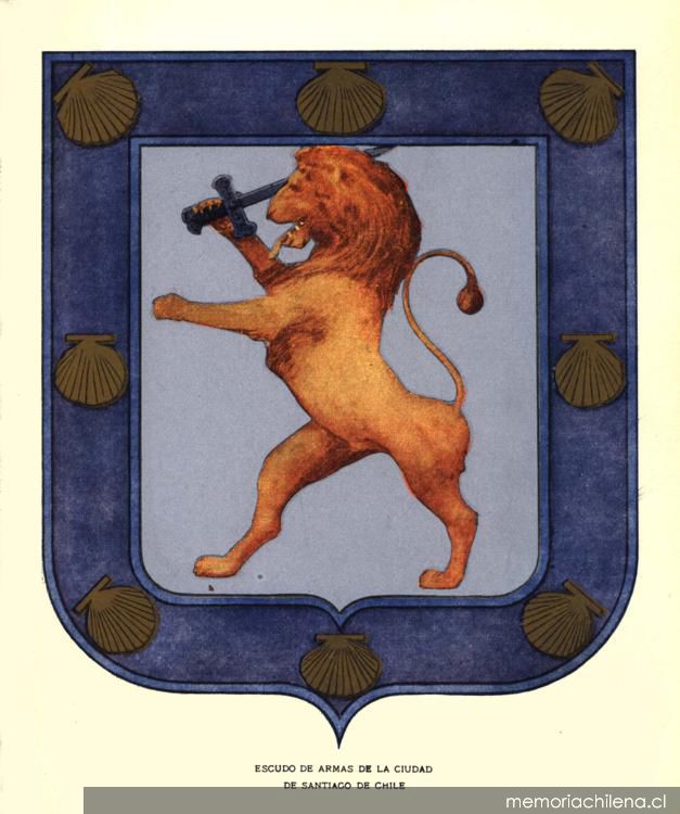 Escudo de armas de la ciudad de Santiago de Chile