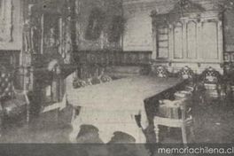 Sala de reuniones de El Mercurio de Valparaíso, ca. 1918