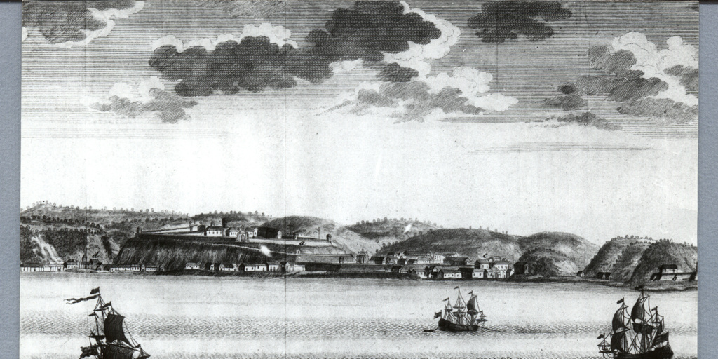 Valparaíso, puerto comercial hacia 1767