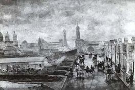 Puente de Cal y Canto hacia 1850