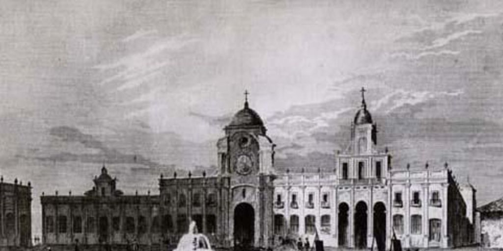 Plaza de Santiago, siglo XIX