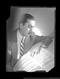 Retrato de Vicente Bianchi, ca. 1955. Por Alfredo Molina Lahitte