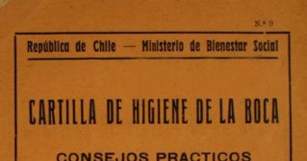 Cartilla de higiene de la boca : consejos prácticos : higiene de la primera dentición