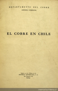 El cobre en Chile