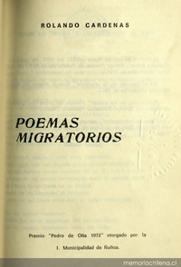 Poemas migratorios