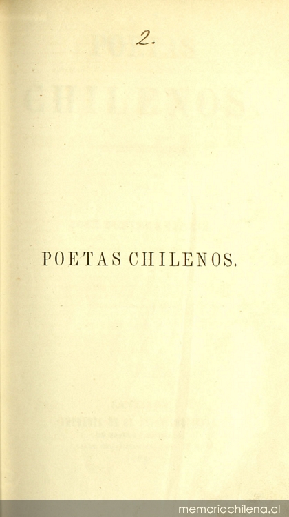 Poetas chilenos: coleccionados