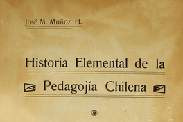 Historia elemental de la pedagojía chilena