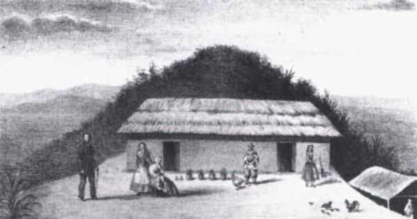 José Tomás Urmeneta y su familia en su casa de Tamaya, 1848