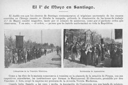 El 1° de Mayo en Santiago, 1907