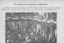 El arribo de los militares argentinos, 1910