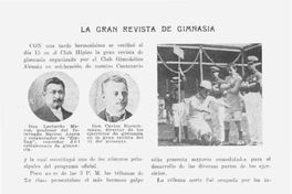 La gran Revista de Gimnasia, 1910