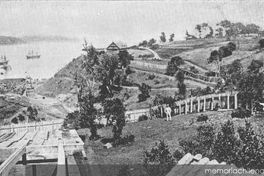 Primeras minas de Lota, hacia 1850