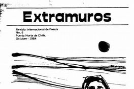 Extramuros : revista internacional de poesía : n° 6, octubre 1984