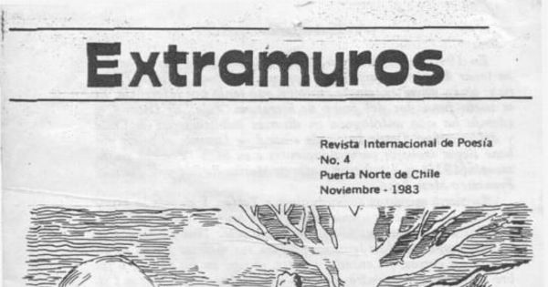 Extramuros : revista internacional de poesía : n° 4, noviembre 1983