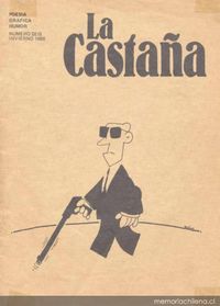 La Castaña : poesía, gráfica, humor : n° 6, invierno 1986