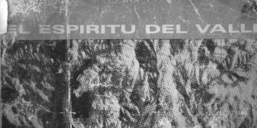 Espíritu del Valle : revista semestral de poesía y crítica : n° 1, diciembre 1985