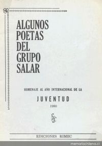 Grupo Salar de la poesía : n° 1, marzo 1980