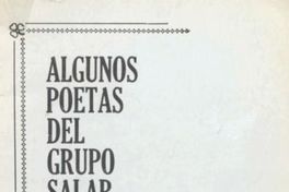 Grupo Salar de la poesía : n° 1, marzo 1980