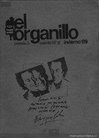 El Organillo : poesía y cuento : n° 12, invierno 1989