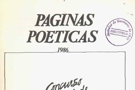 Páginas poéticas : 1986