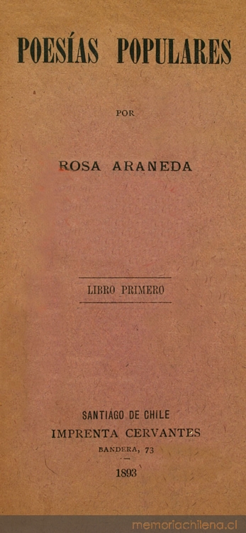 Poesías populares: libro primero