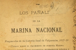 Los pañales de la Marina Nacional: fragmentos de la historia local de Valparaíso, 1817-18