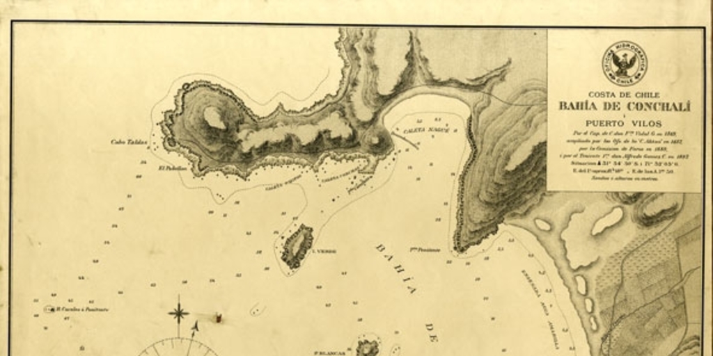 Bahía de Conchalí i Puerto Vilos [mapa]