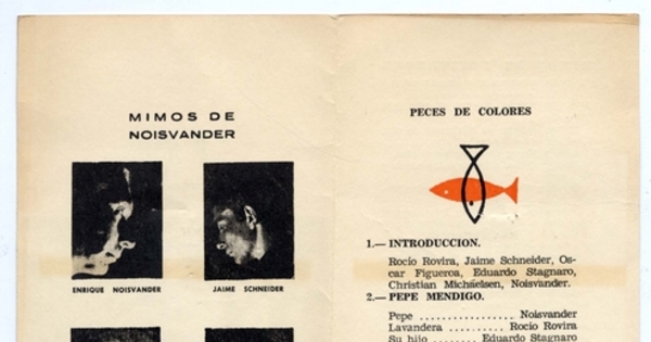 Programa "Peces de Colores", 1965