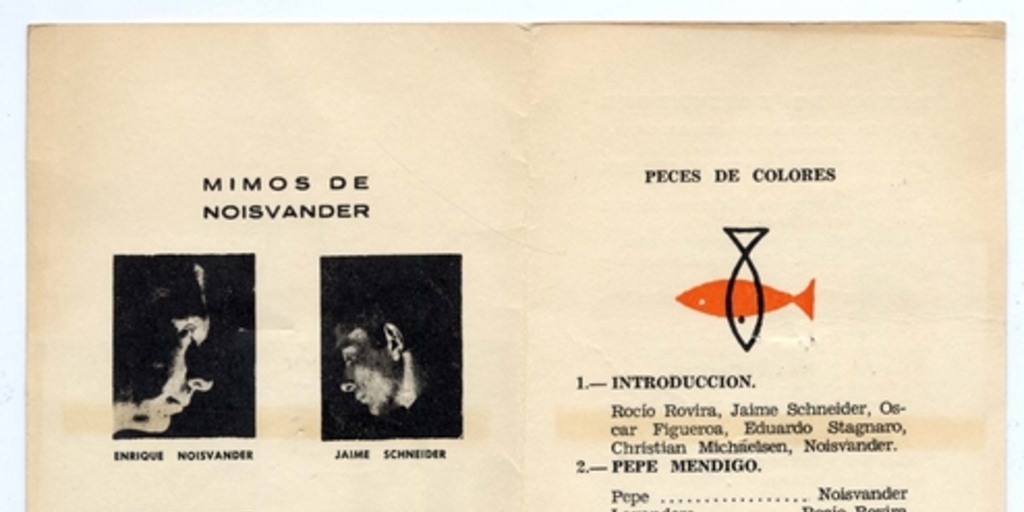 Programa "Peces de Colores", 1965