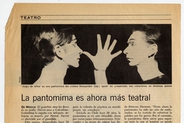 La Pantomima es ahora más teatral