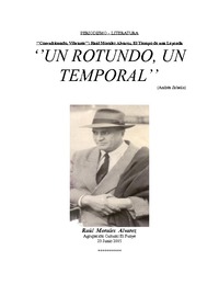 Raúl Morales Álvarez. Premio Nacional de Periodismo 1964