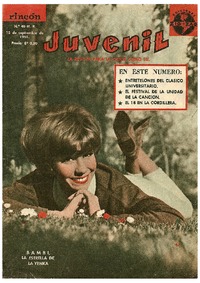 Portada Revista "Rincón Juvenil" N ° 40, 14 de septiembre de 1965.