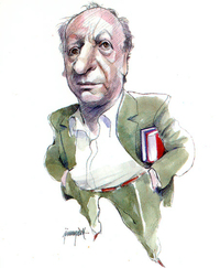 Alfonso Calderón, dibujado por Jimmy Scott, 1999.