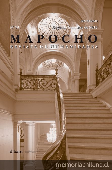 Mapocho: n° 74, segundo semestre de 2013