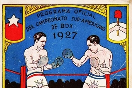 Programa oficial del campeonato sud-americano de box 1927