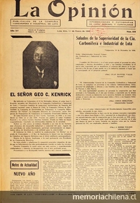 La Opinión: año 15-20, n° 329-388, 1 de enero de 1940 a diciembre de 1944