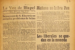 La Voz de Illapel: año 3, no. 421-498, 4 de enero al 31 de diciembre de 1947