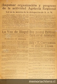 La Voz de Illapel: año 3, no. 499-595, 4 de enero al 25 de diciembre de 1948